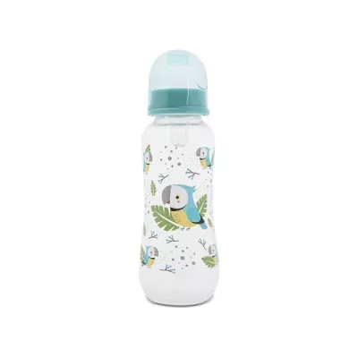 Biberoane - Biberon cu capac, 0 luni+, 250 ml, Aqua Blue, bebelorelli.ro
