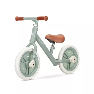 Bicicleta de echilibru 2in1, Energy, include pedale si roti auxiliare, potrivit 2-5 Ani, Green