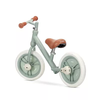 Bicicleta de echilibru 2in1, Energy, include pedale si roti auxiliare, potrivit 2-5 Ani, Green