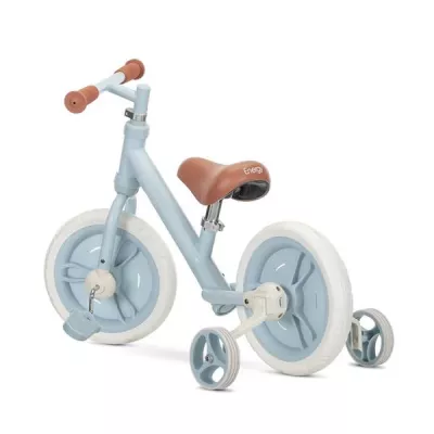 Biciclete - Bicicleta de echilibru 2in1, Energy, include pedale si roti auxiliare, potrivit 2-5 Ani, Blue, bebelorelli.ro