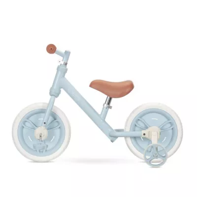 Bicicleta de echilibru 2in1, Energy, include pedale si roti auxiliare, potrivit 2-5 Ani, Blue