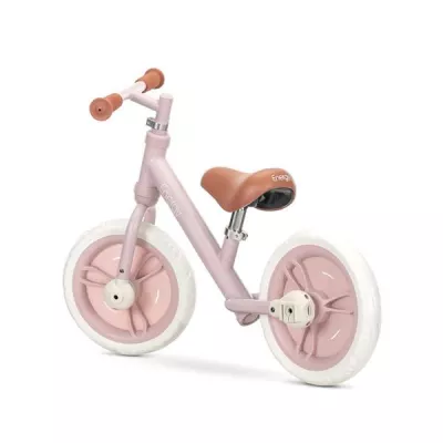 Bicicleta de echilibru 2in1, Energy, include pedale si roti auxiliare, potrivit 2-5 Ani, Pink