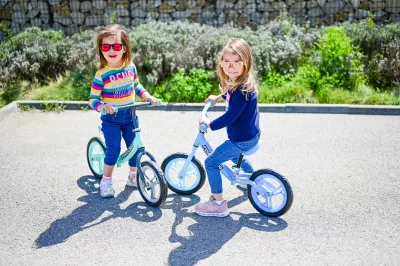 Bicicleta de echilibru Fortuna, 2-5 Ani, Light & Dark Blue