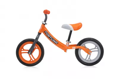 Biciclete - Bicicleta de echilibru, Fortuna, 2-5 Ani, Grey & Orange, bebelorelli.ro