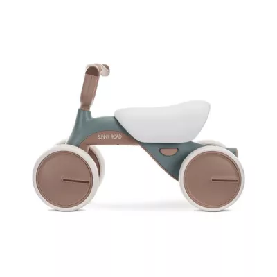 Biciclete - Bicicleta de echilibru, Sunny Road, 12-36 luni, scaun reglabil, lumini si muzica, Beige, bebelorelli.ro