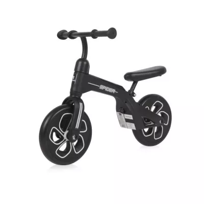 Bicicleta de tranzitie 2in1, Spider, fara pedale, roti mari, Black
