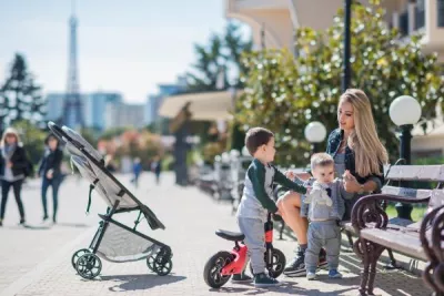 Bicicleta de tranzitie 2in1, Spider, fara pedale, roti mari, Black