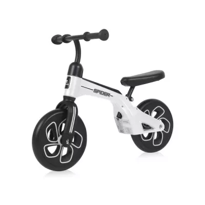 Bicicleta de tranzitie 2in1, Spider, fara pedale, roti mari, White