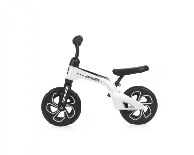 Biciclete - Bicicleta de tranzitie 2in1, Spider, fara pedale, roti mari, White, bebelorelli.ro