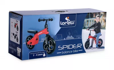 Bicicleta de tranzitie 2in1, Spider, fara pedale, roti mari, White