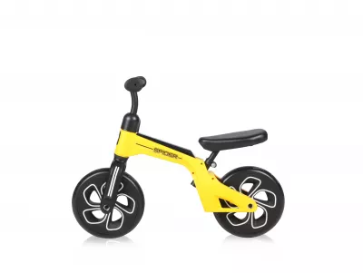 Bicicleta de tranzitie 2in1, Spider, fara pedale, roti mari, Yellow