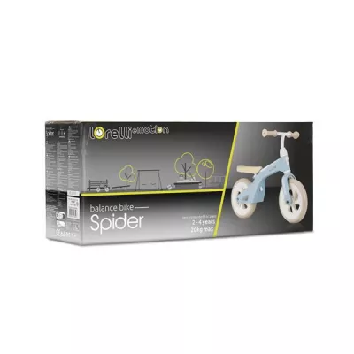 Bicicleta de tranzitie pentru copii, Spider, fara pedale, roti mari, Beige
