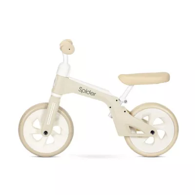 Biciclete - Bicicleta de tranzitie pentru copii, Spider, fara pedale, roti mari, Beige, bebelorelli.ro