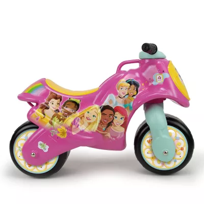 Biciclete - Moto Ride-on Neox fara pedale pentru copii, Injusa, licenta Disney, Princess, 18-36 luni, Roz cu Verde, bebelorelli.ro