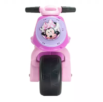 Moto Ride-on Neox fara pedale pentru copii Injusa, licenta Disney, Minnie Mouse, 18-36 luni, Roz