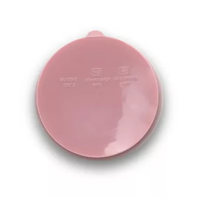 Bol de hranire din silicon natural, cu ventuza, 6 luni+, Pink