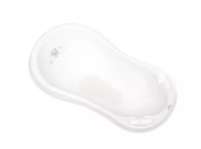 Cada 84 cm cu dop de scurgere si baza antialunecare, Bear White