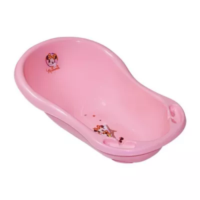 Lichidare de Stoc - Cada de baie cu scurgere DISNEY 84 cm, Minnie, Pink, bebelorelli.ro