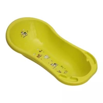 Cadite si suporturi cadite - Cadita bebe, 100x51x31 cm, Funny Farm Green Yellow Meadow, bebelorelli.ro