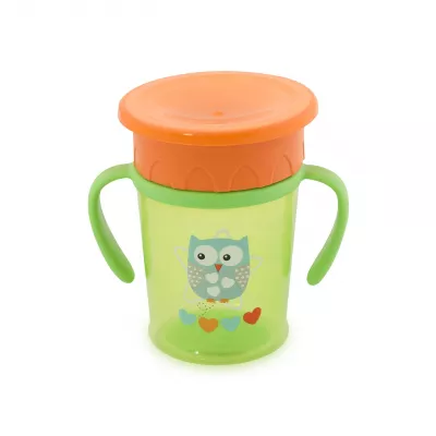 Cana de tranzitie, 12 luni+, 270 ml, All Around Cup 360 grade, multicolor
