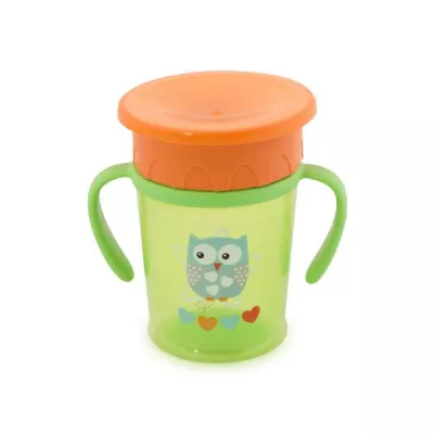 Cana de tranzitie, 12 luni+, 270 ml, All Around Cup 360 grade, multicolor