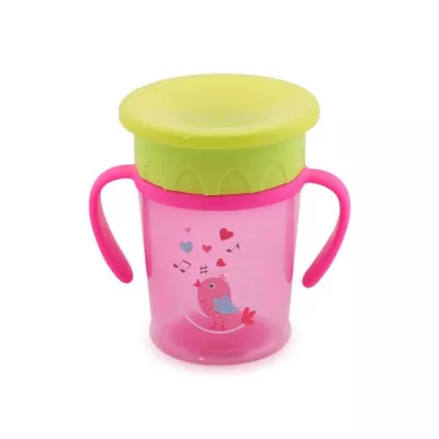 Cana de tranzitie, 12 luni+, 270 ml, All Around Cup 360 grade, multicolor