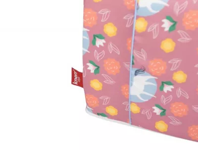 Canapea extensibila pentru copii, Knorr Toys, umplutura din spuma moale, husa bumbac 100% detasabila si lavabila, 77 x 34 x 42 cm, 9 Luni+, Unicorn Roz
