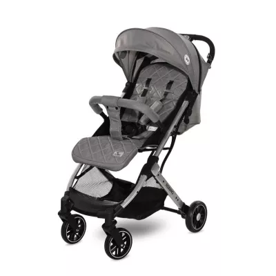 Carucior Fiorano, de la 0 luni pana la 3 ani, maxim 15 kg, pliere tip troller, husa de vreme rece, Dolphin Gri