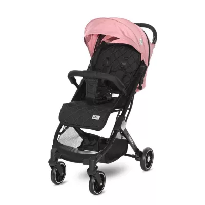Carucior Fiorano, de la 0 luni pana la 3 ani, maxim 15 kg, pliere tip troller, husa de vreme rece, Roz Quartz