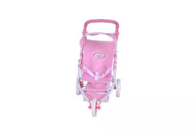 Carucior Jogger pentru papusi, Knorr Toys, Lio, maner reglabil pe inaltime,  59x35,50x63,50 cm, 3 Ani+, Princess Rose