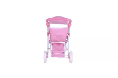 Carucior Jogger pentru papusi, Knorr Toys, Lio, maner reglabil pe inaltime,  59x35,50x63,50 cm, 3 Ani+, Princess Rose