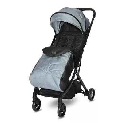 Carucior Myla, de la 0 luni pana la 3 ani, maxim 15 kg, cadru din aluminiu, pliere tip troller, cos auto optional, Albastru Arctic