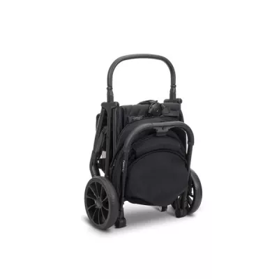 Carucior pentru copii, Nuvella, pliere cu o mana, spatar reglabil multipozitie, copertina extensibila, 0-48 luni, pana la 22 kg, Black