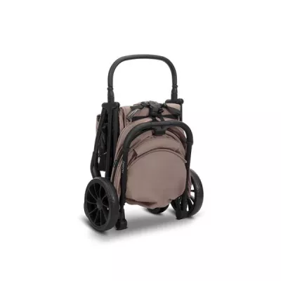 Carucior pentru copii, Nuvella, pliere cu o mana, spatar reglabil multipozitie, copertina extensibila, 0-48 luni, pana la 22 kg, Beige