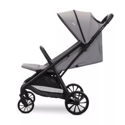 Carucior pentru copii, Nuvella, pliere cu o mana, spatar reglabil multipozitie, copertina extensibila, 0-48 luni, pana la 22 kg, Grey