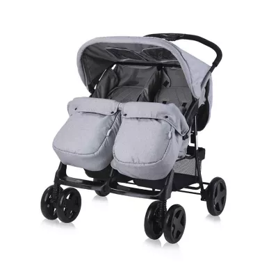 Carucior pentru Gemeni Twin, Cool Grey
