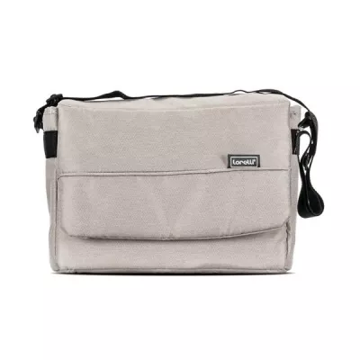 Carucior pentru gemeni, Twin, reglabil individual, pana la 15 kg per copil, geanta pentru mama inclusa,  Beige