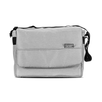Carucior pentru gemeni, Twin, reglabil individual, pana la 15 kg per copil, geanta pentru mama inclusa, Grey