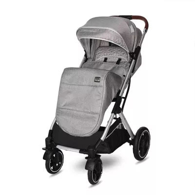 Carucior Storm, de la 0 luni pana la 4 ani, maxim 22 kg, cadru aluminiu, cos auto optional, Opaline Gri