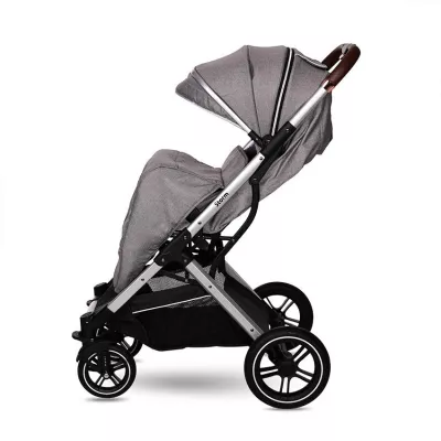 Carucior Storm, de la 0 luni pana la 4 ani, maxim 22 kg, cadru aluminiu, cos auto optional, Opaline Gri