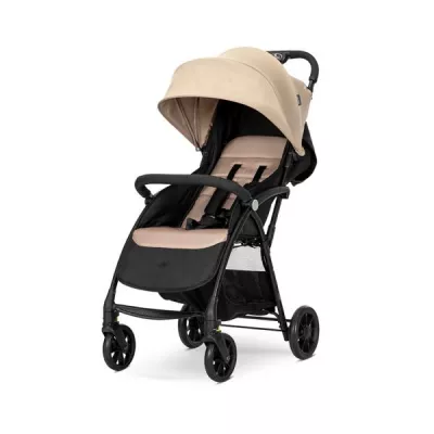 Carucior sport - Carucior pentru nou-nascut, Fresh, ultra-light, pana la 22 kg, Beige, bebelorelli.ro