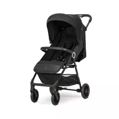 Carucior sport - Carucior pentru nou-nascut, Noir, sistem de pliere cu o singura mana, pana la 22 Kg, Black, bebelorelli.ro