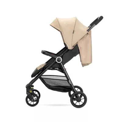 Carucior pentru nou-nascut, Noir, sistem de pliere cu o singura mana, pana la 22 Kg, Beige