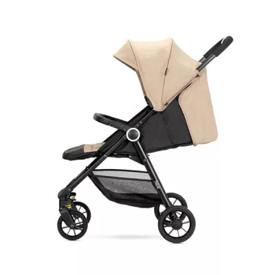 Carucior pentru nou-nascut, Noir, sistem de pliere cu o singura mana, pana la 22 Kg, Beige