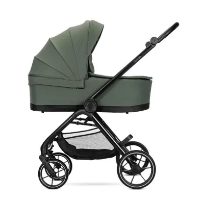 Carucior Set 2 in 1, Venice, cadru din aluminiu, sezut reversibil, pana la 22 kg, Green