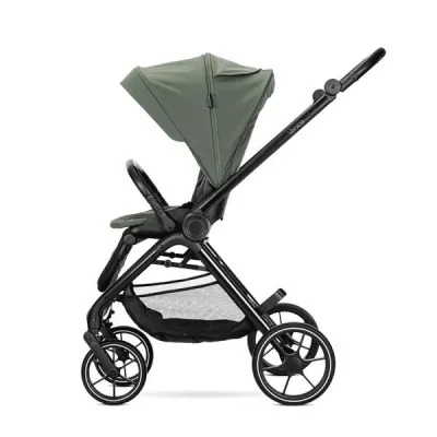 Carucior Set 2 in 1, Venice, cadru din aluminiu, sezut reversibil, pana la 22 kg, Green