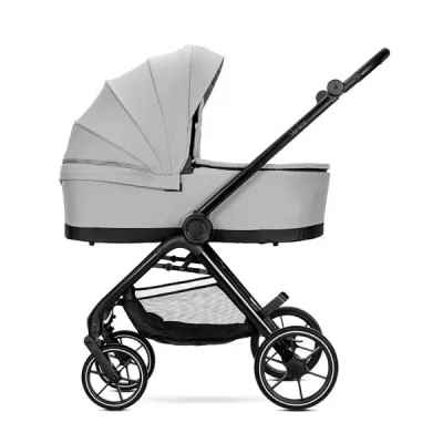 Carucior Set 2 in 1, Venice, cadru din aluminiu, sezut reversibil, pana la 22 kg, Grey