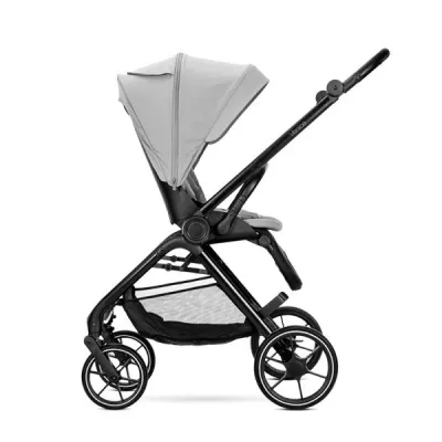 Carucior Set 2 in 1, Venice, cadru din aluminiu, sezut reversibil, pana la 22 kg, Grey