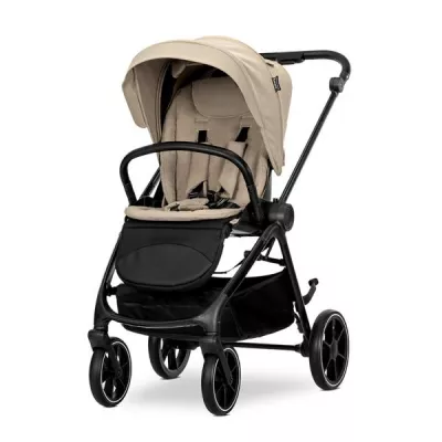 Carucior 2 in 1 - Carucior Set 2 in 1, Venice, cadru din aluminiu, sezut reversibil, pana la 22 kg, Beige, bebelorelli.ro