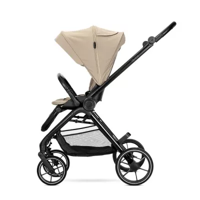 Carucior Set 2 in 1, Venice, cadru din aluminiu, sezut reversibil, pana la 22 kg, Beige